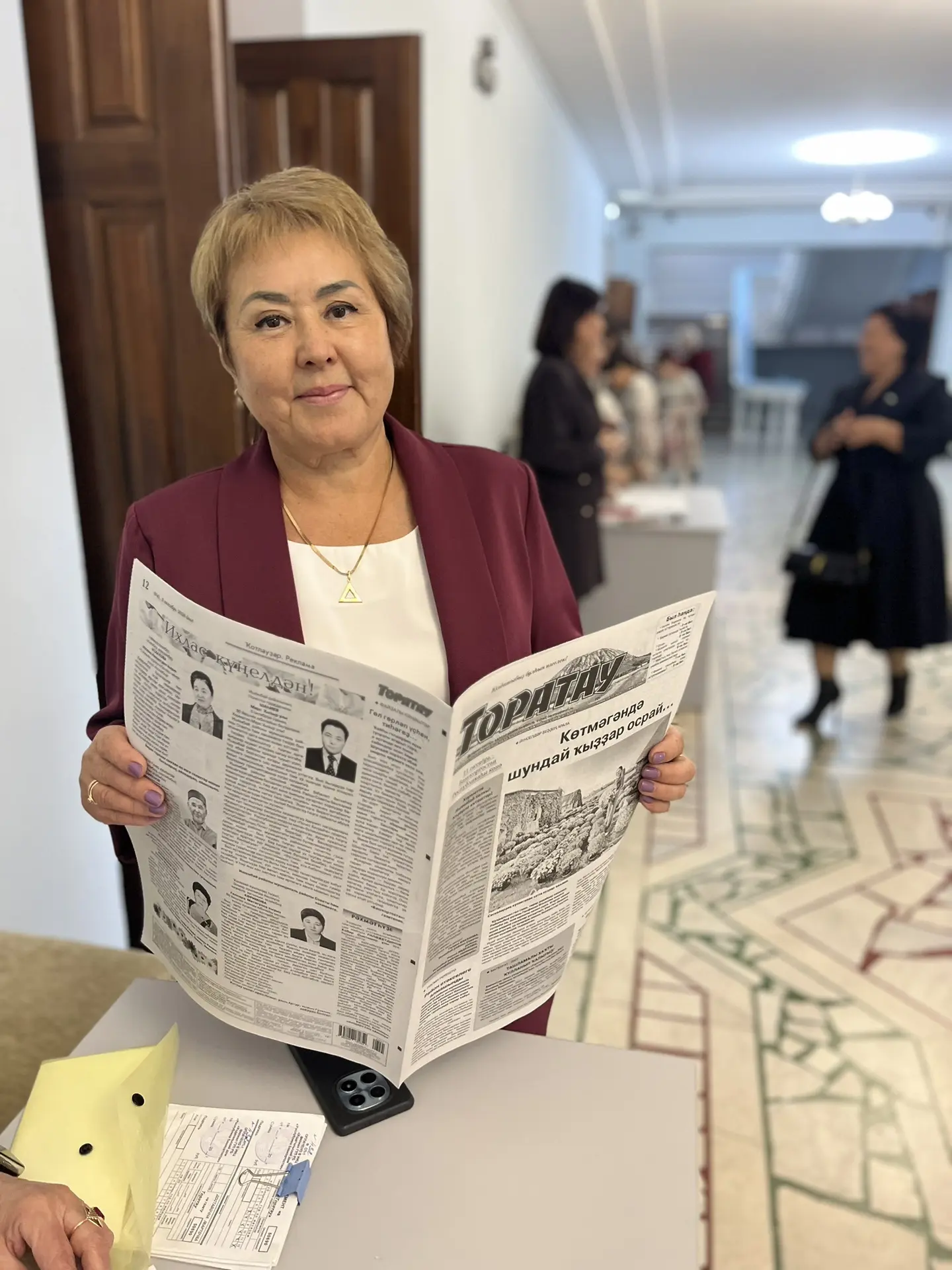 ✅ “Изге подписка” акцияһына Скворчиха ауыл биләмәһе хакимиәте башлығы Сәлимә Герасименк...