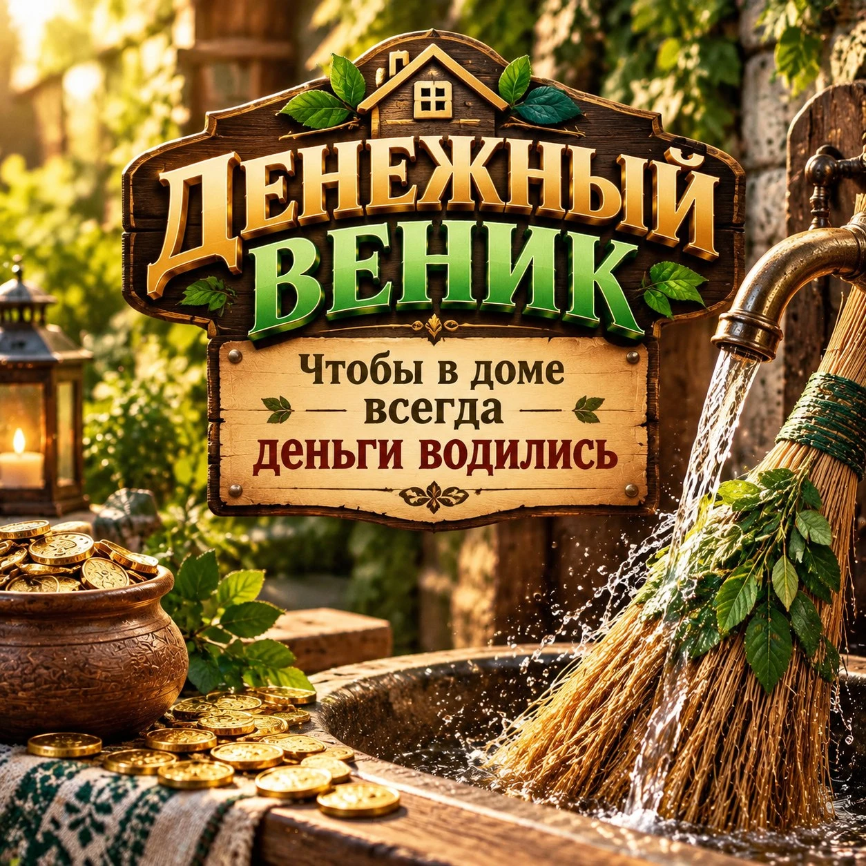 🧹 ДЕНЕЖНЫЙ ВЕНИК — НА ДОСТАТОК В ДОМЕ