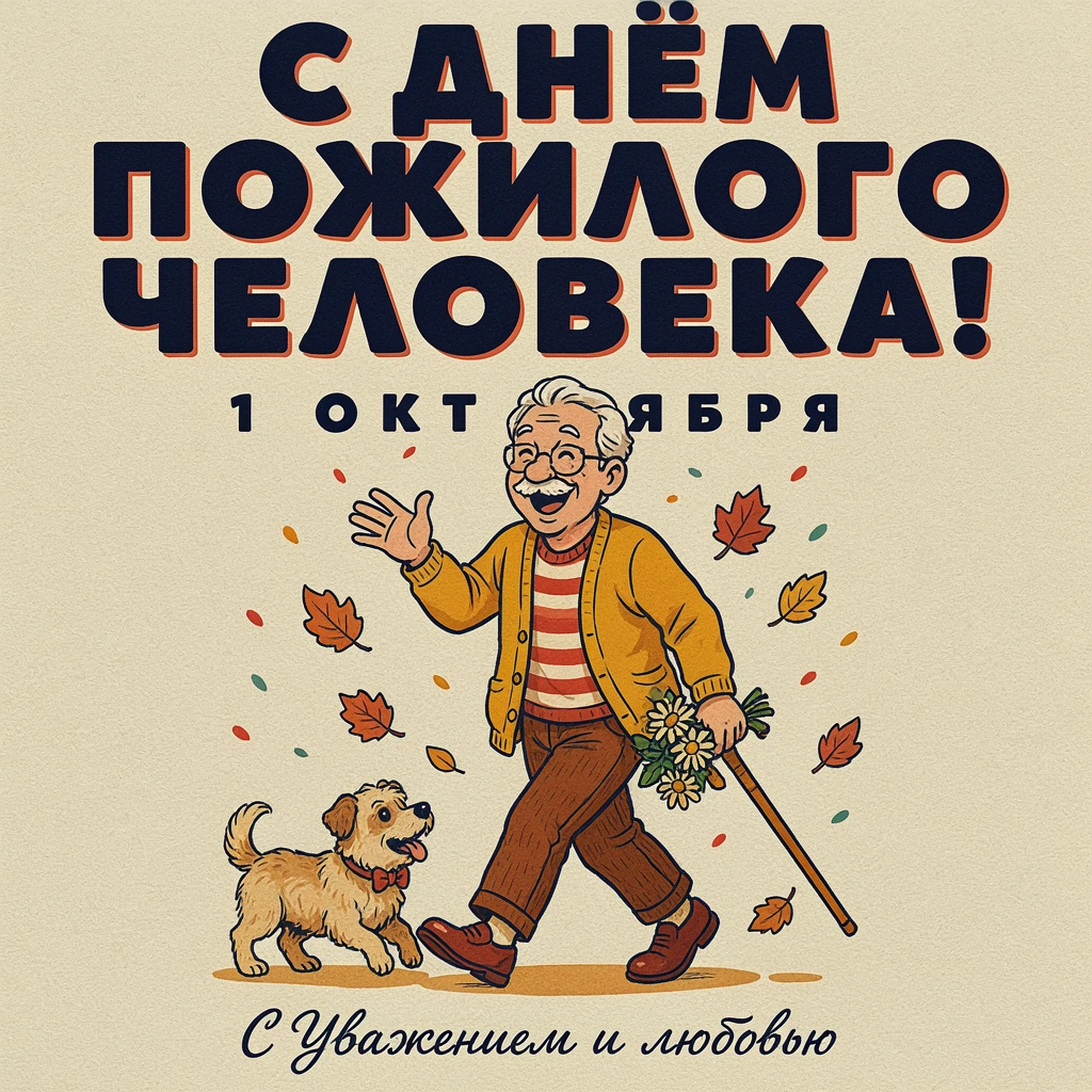 🎉 1 октября — День пожилых людей! 🎉