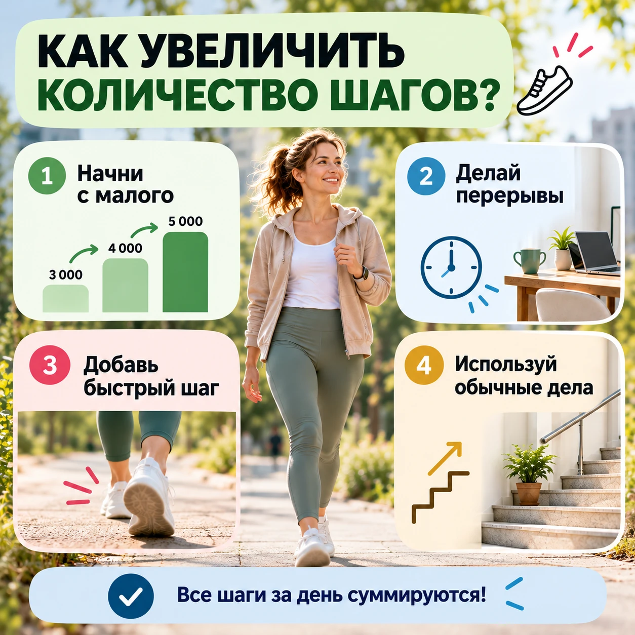Нужно ли проходить 10 000 шагов каждый день? 🚶‍♀️