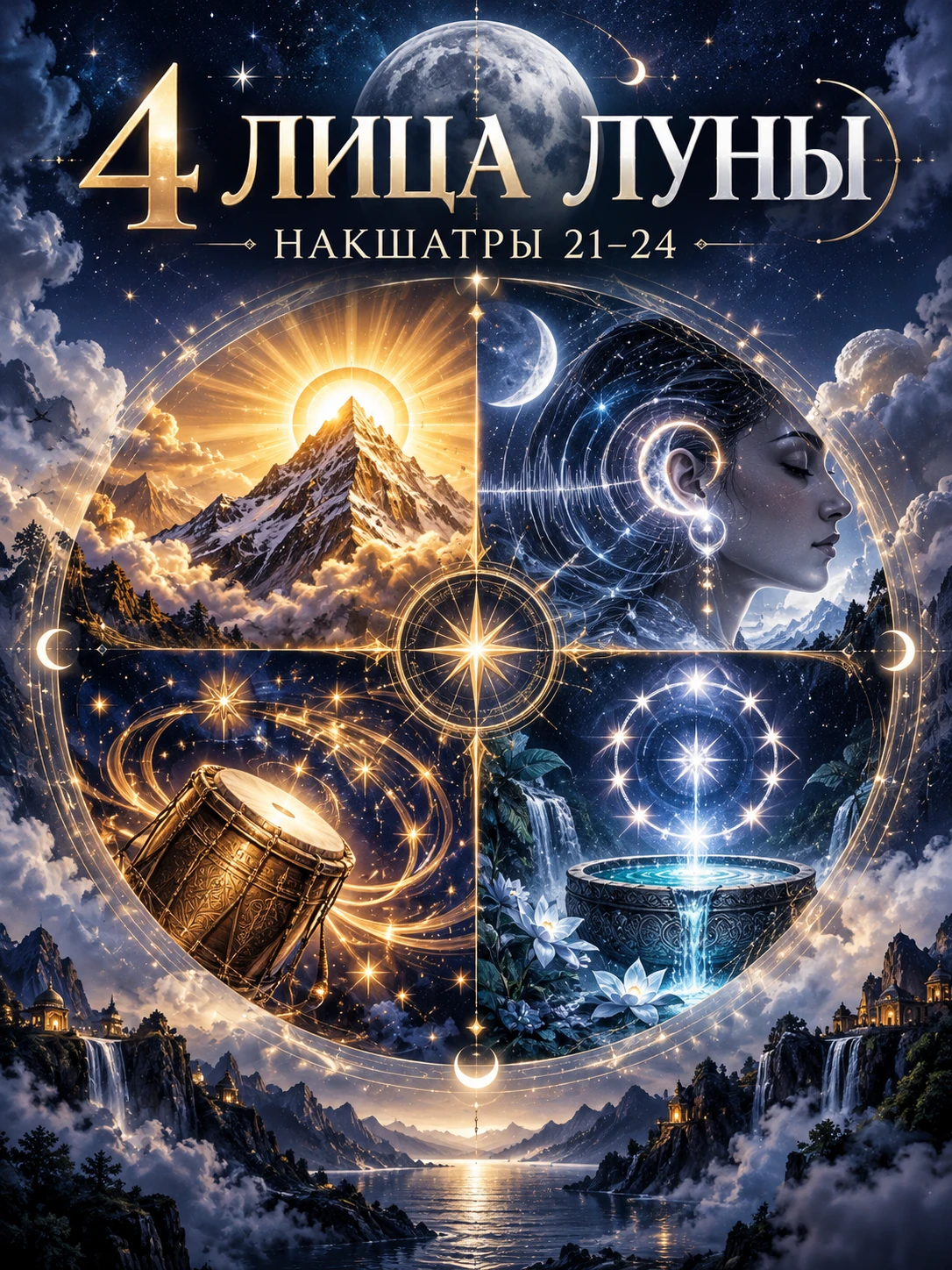 🌙 27 НАКШАТР — 27 ЛИЦ ЛУНЫ