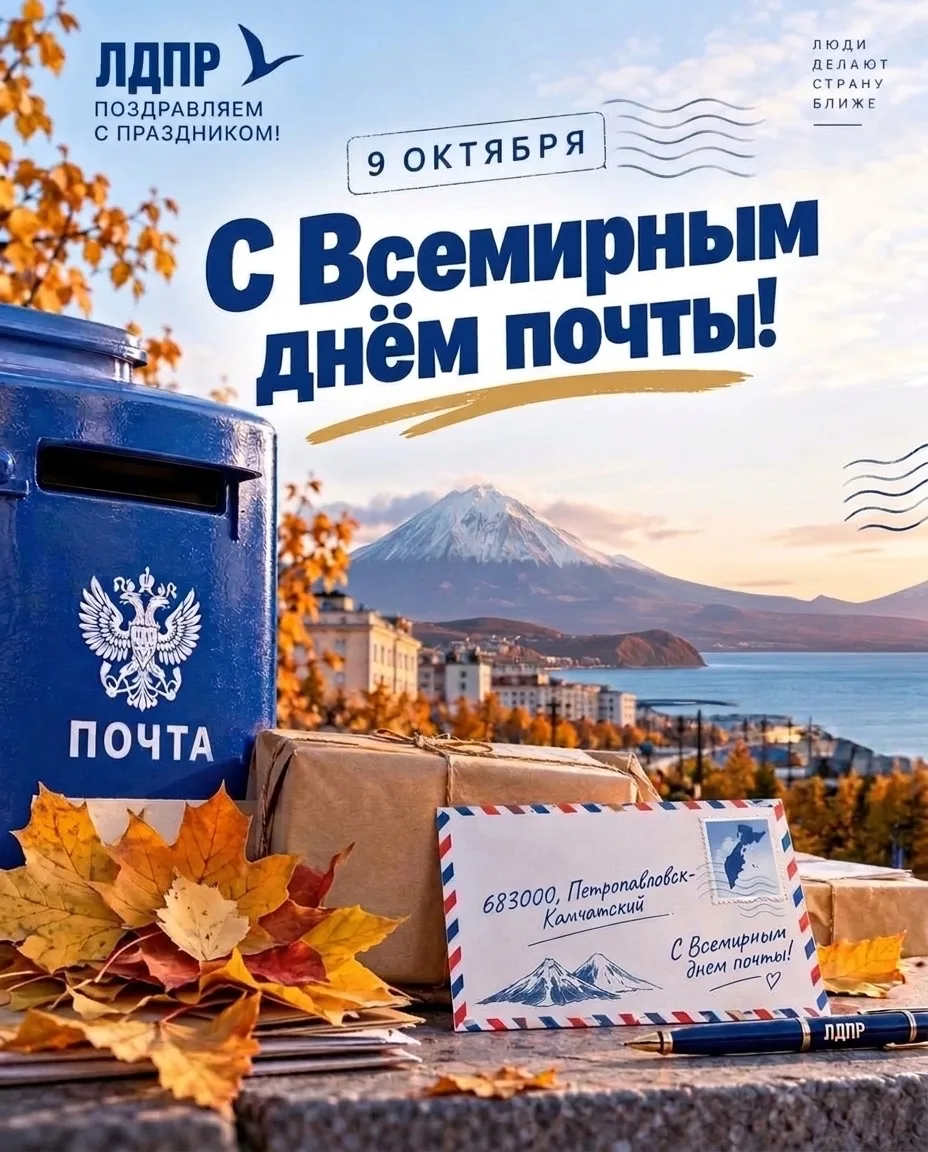 📬 9 октября — Всемирный день почты!