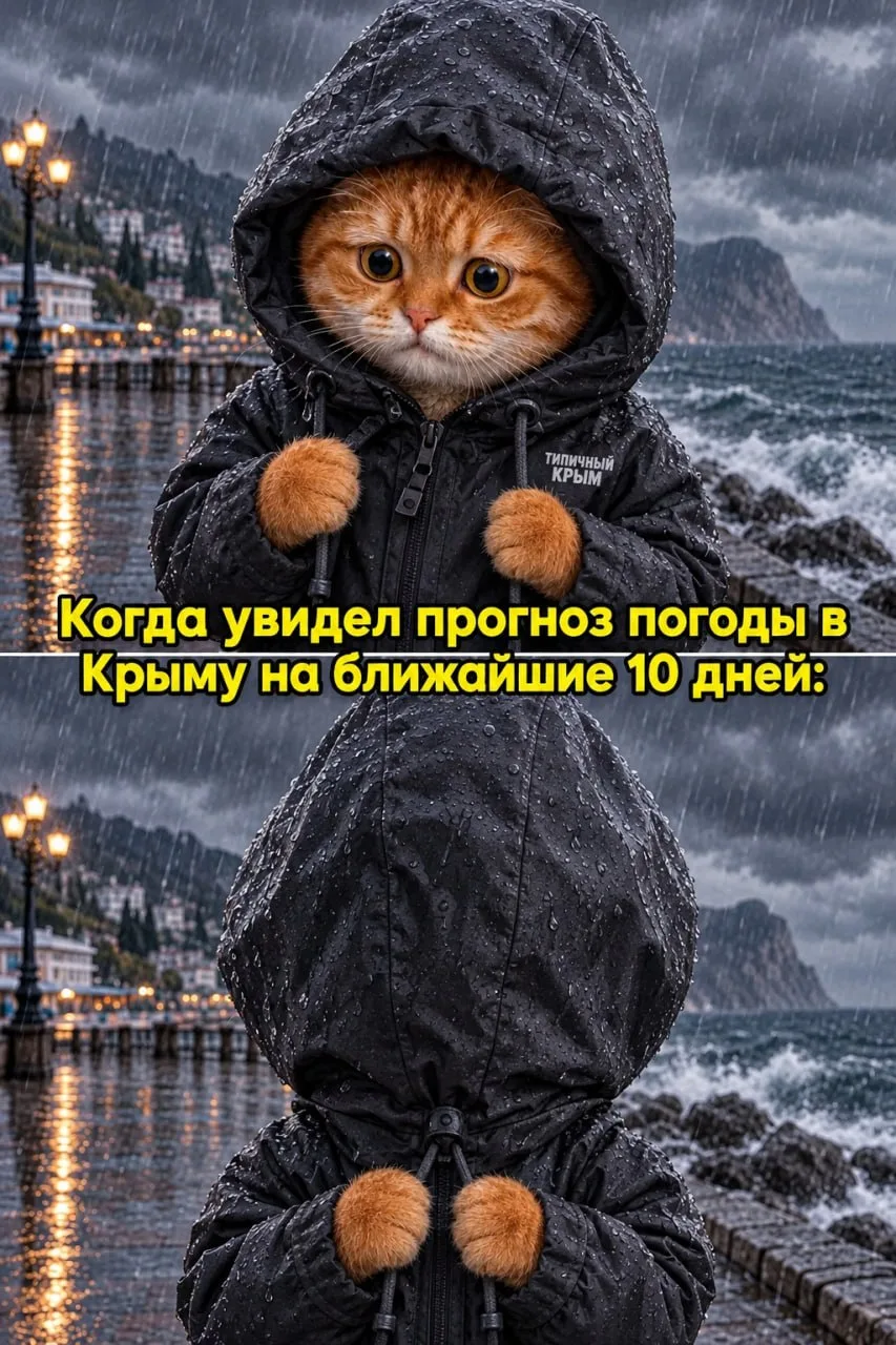 🍂 Бабье лето в Крыму попрощалось — октябрь уверенно вступает в свои права.