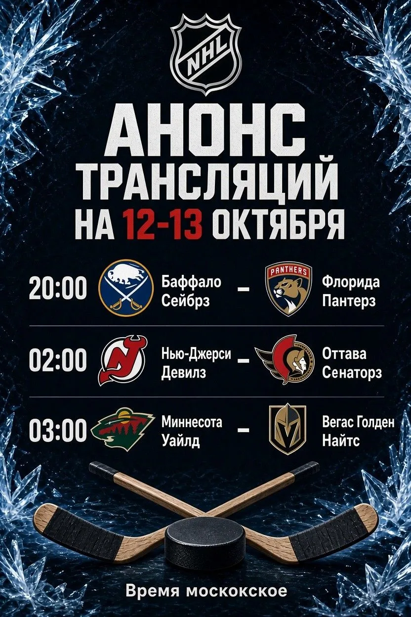 Трансляции матчей в группе вк - https://vk.ru/nhlonline1
