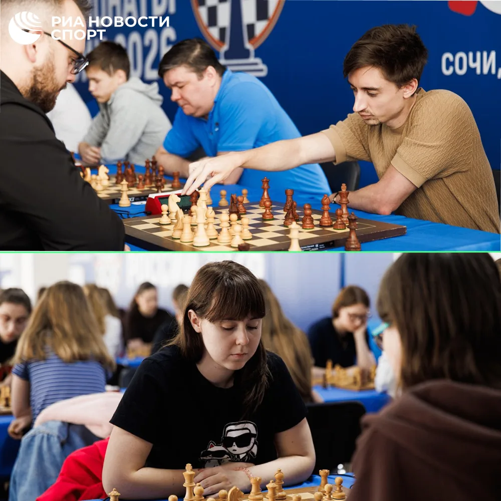 ♟ Дубов и Потапова стали чемпионами России по блицу