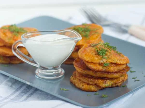 🍅 Оладьи с помидорами