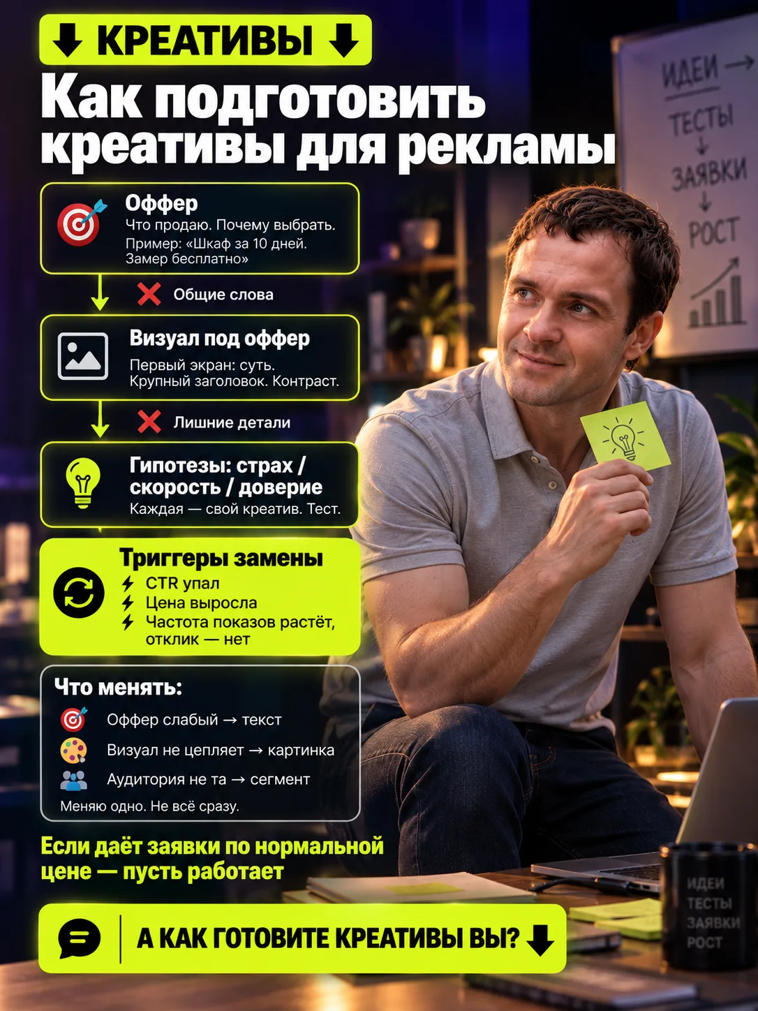 Как подготовить креативы для рекламы