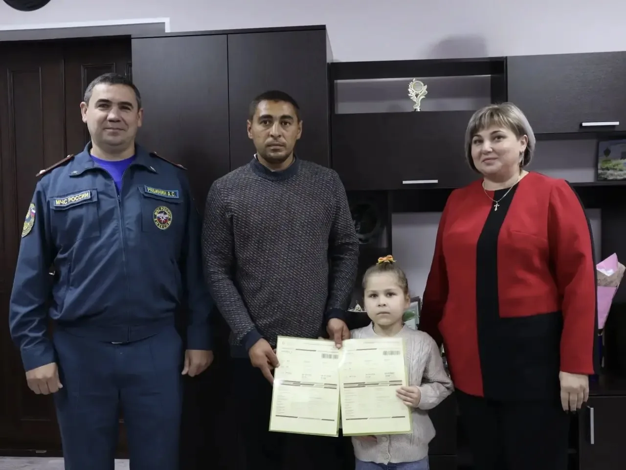 Диана Сетюхова из пгт Вольное проявила невероятное мужество и самоотверженность в февра...