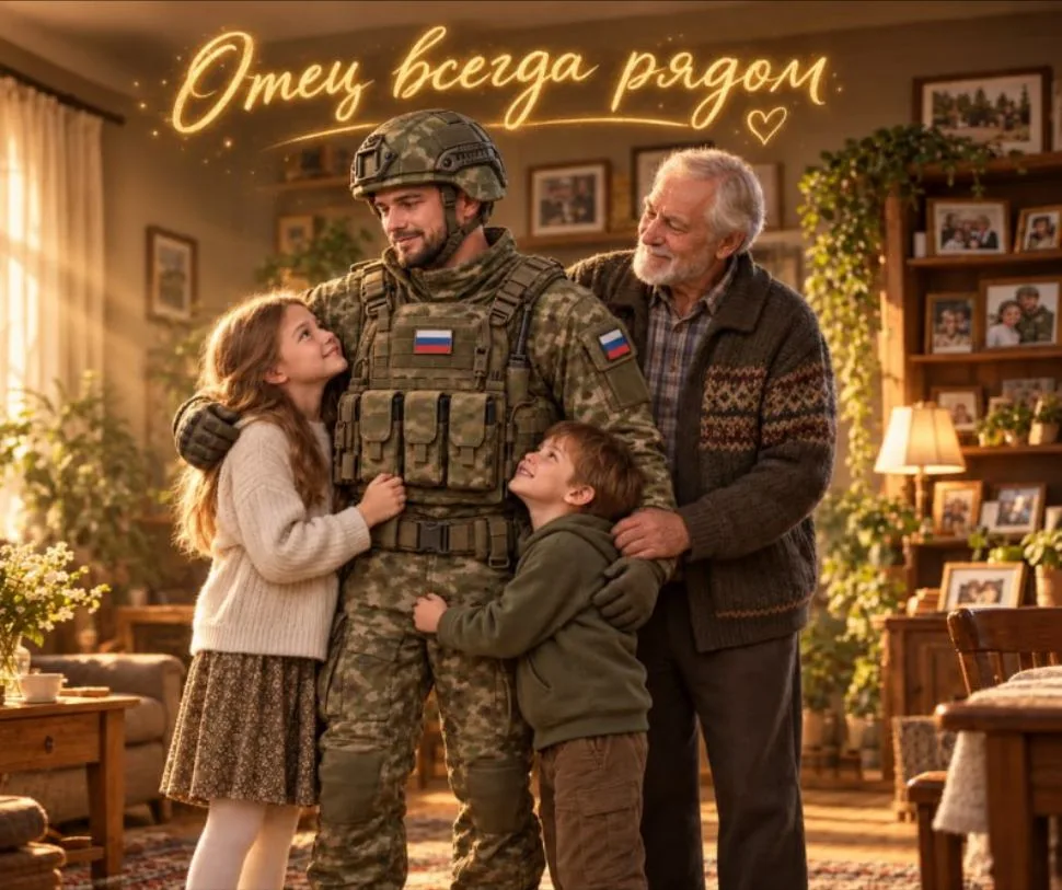 Альбом «Отец всегда рядом» получился ярким, красочным и очень трогательным.
