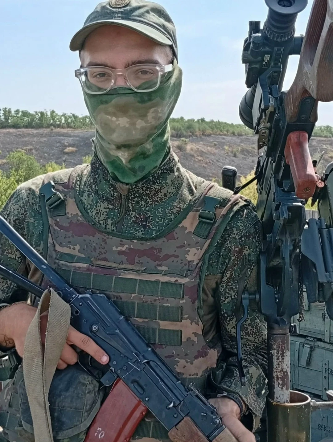Привет родной Бурятии от бойца с позывным «Амур»!