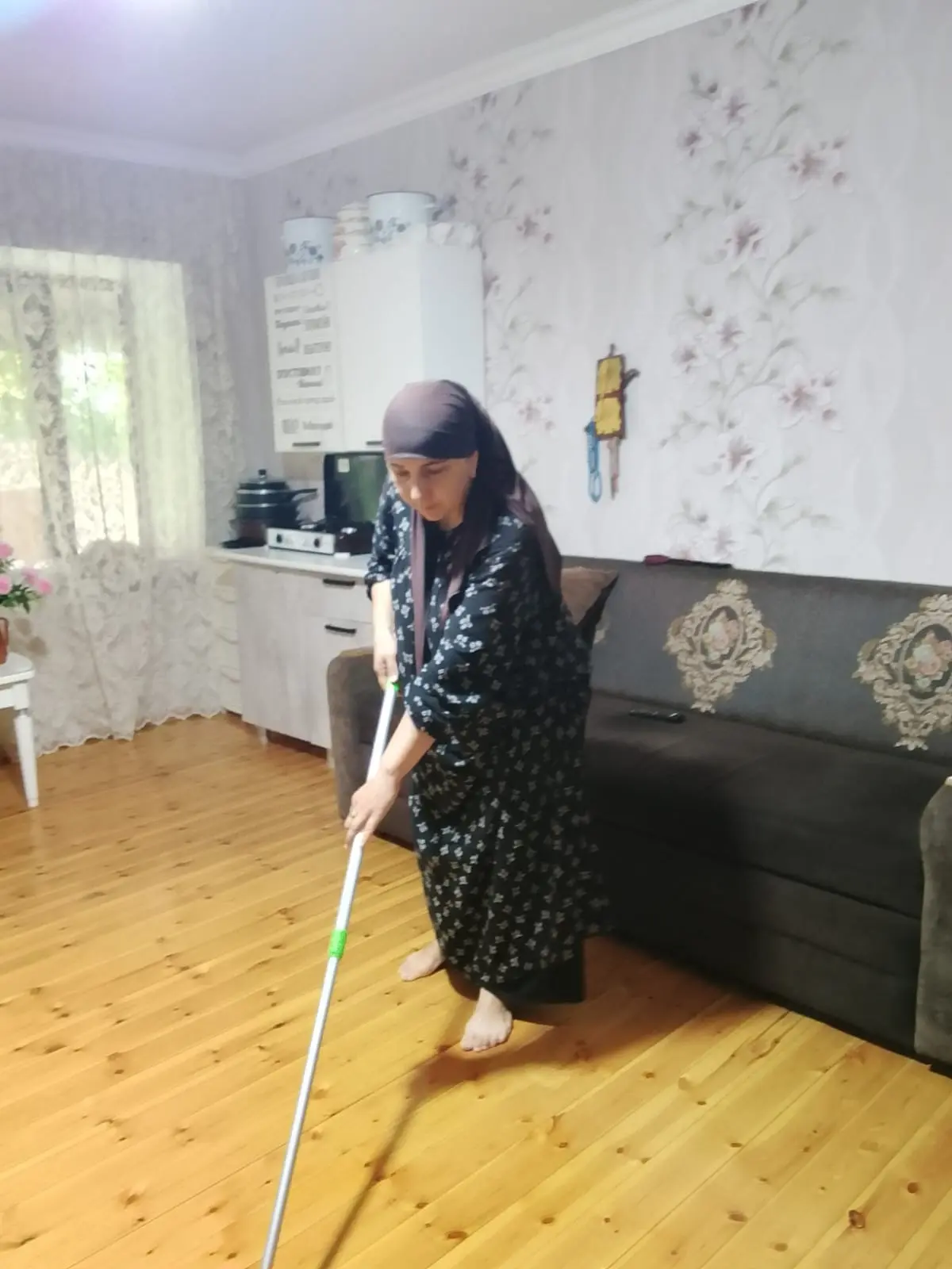 В селе Рахата, в отделении социального обслуживания на дому
