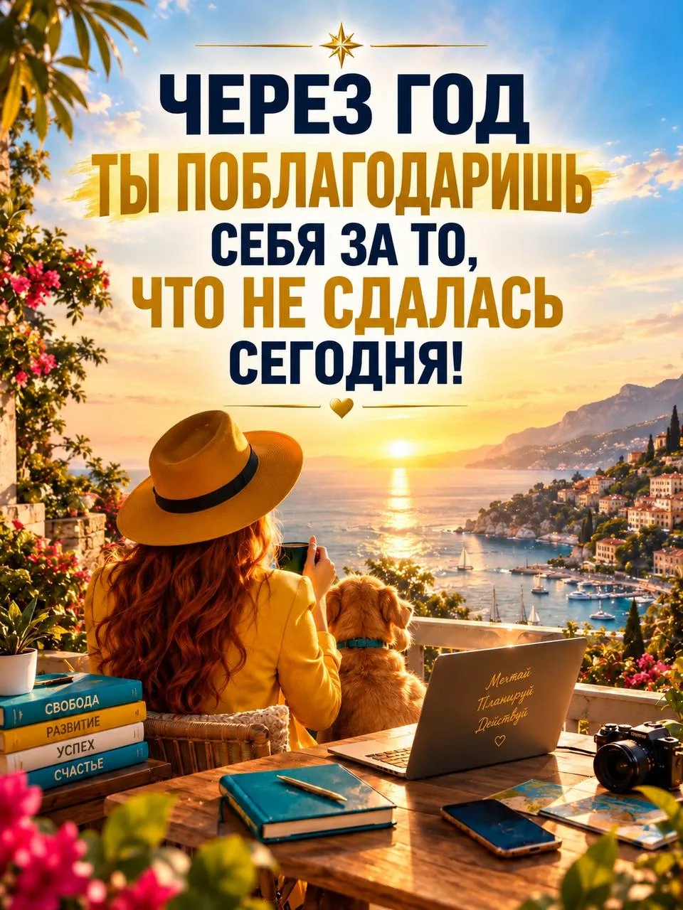 Дорогие 🧡 сегодня понедельник, для вас я приготовила яркие мотивационные открытки!