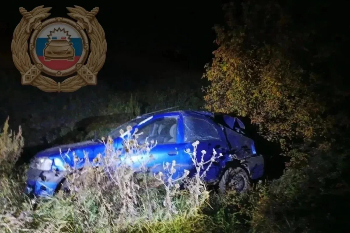 В поле под Саратовом погиб 61-летний водитель Renault Logan