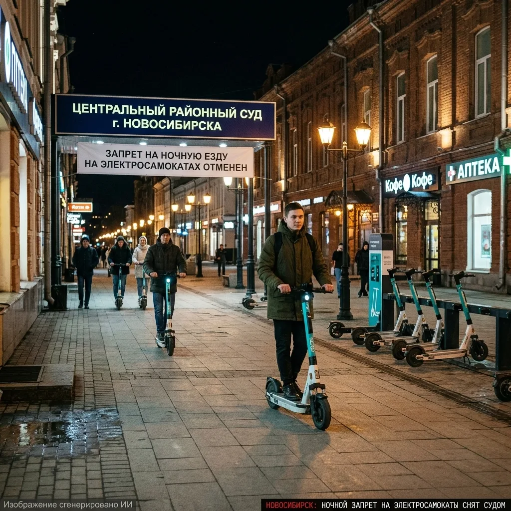 В Новосибирске сняли ночной запрет на электросамокаты