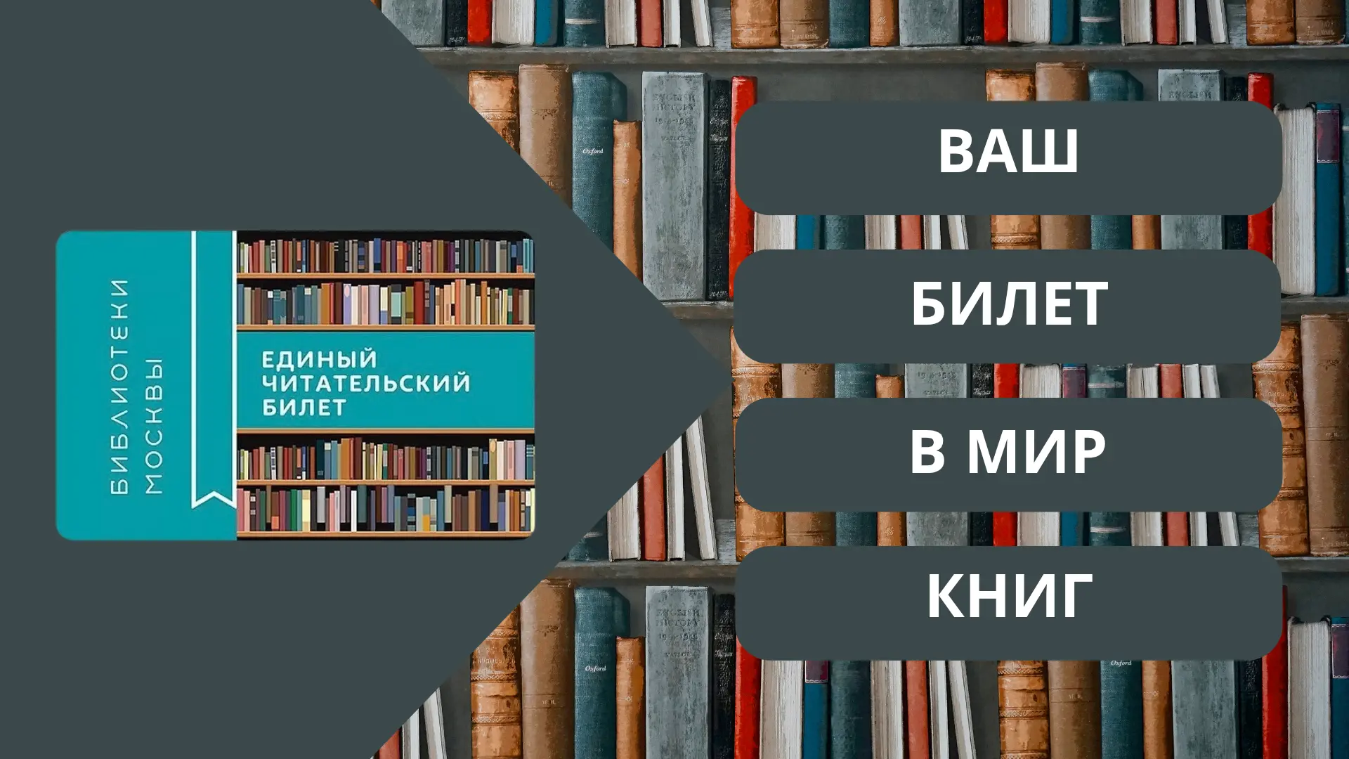 📚 Один билет — много возможностей