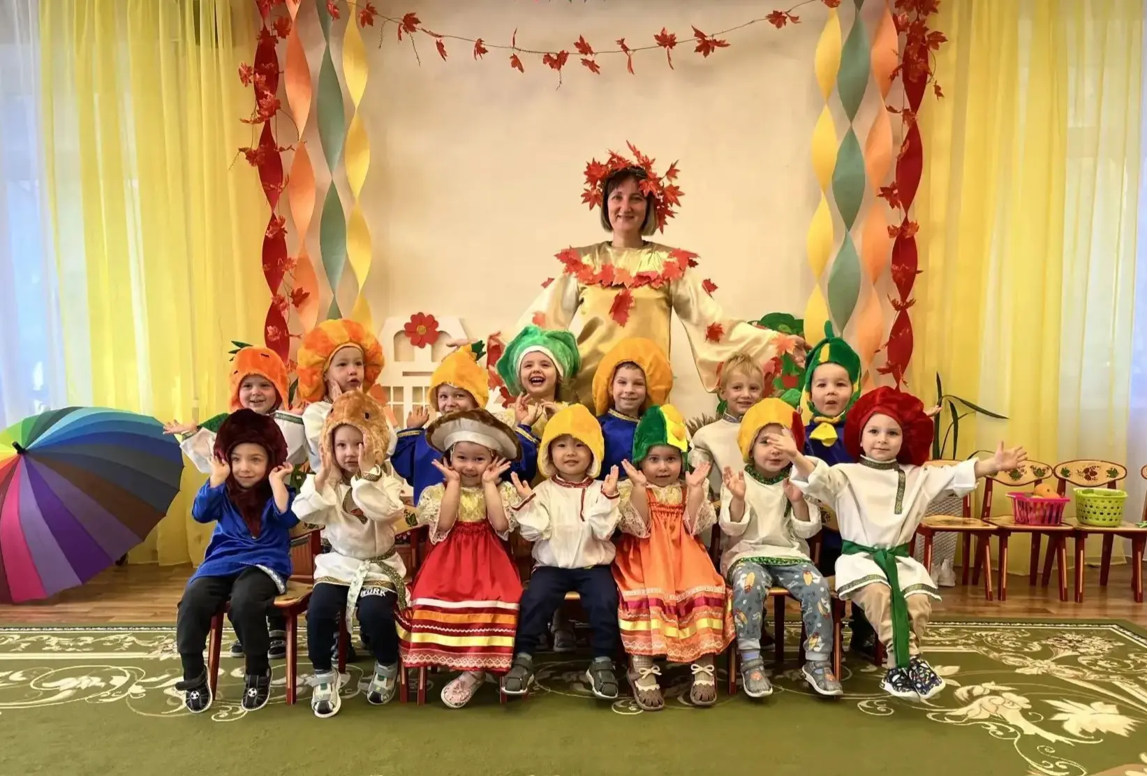 🍂 Осенние утренники шагают по нашему саду! 🍁