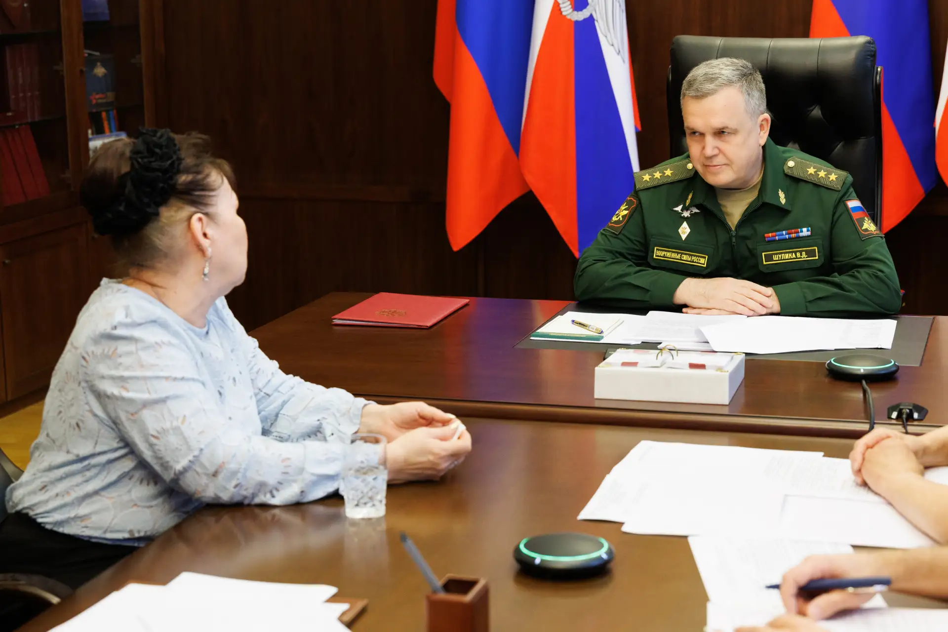 Заместитель Министра обороны РФ генерал-полковник Виталий Шулика провел личный прием гр...