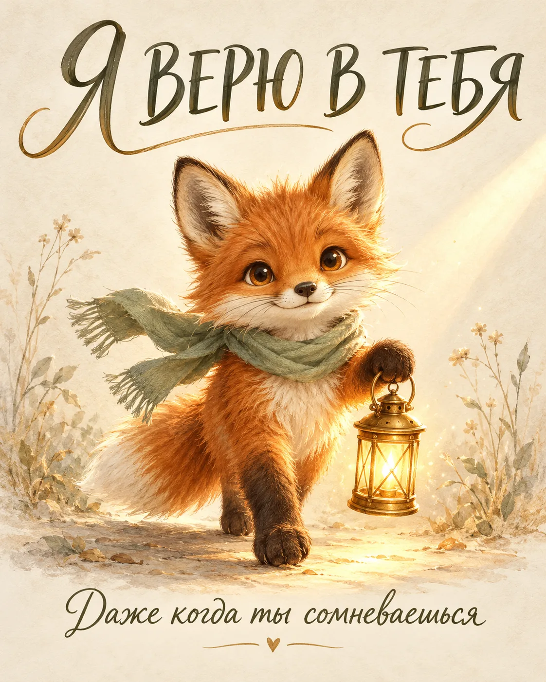 🦊 Даже если сегодня что-то не получилось, это ещё не повод опускать хвост! Завтра можн...