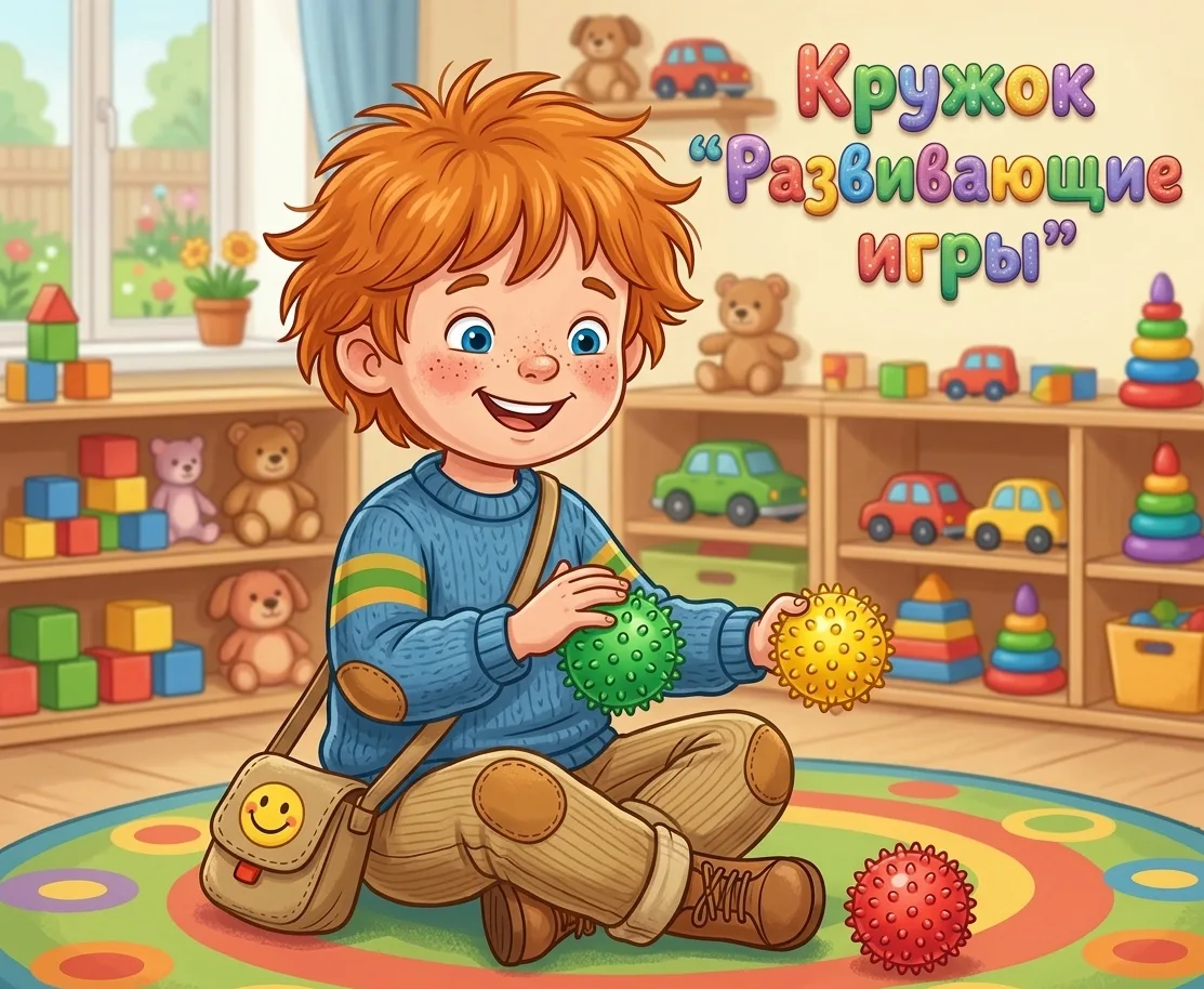 🎉 Кружковая работа «Развивающие игры»: помогаем малышам расти! 🎉