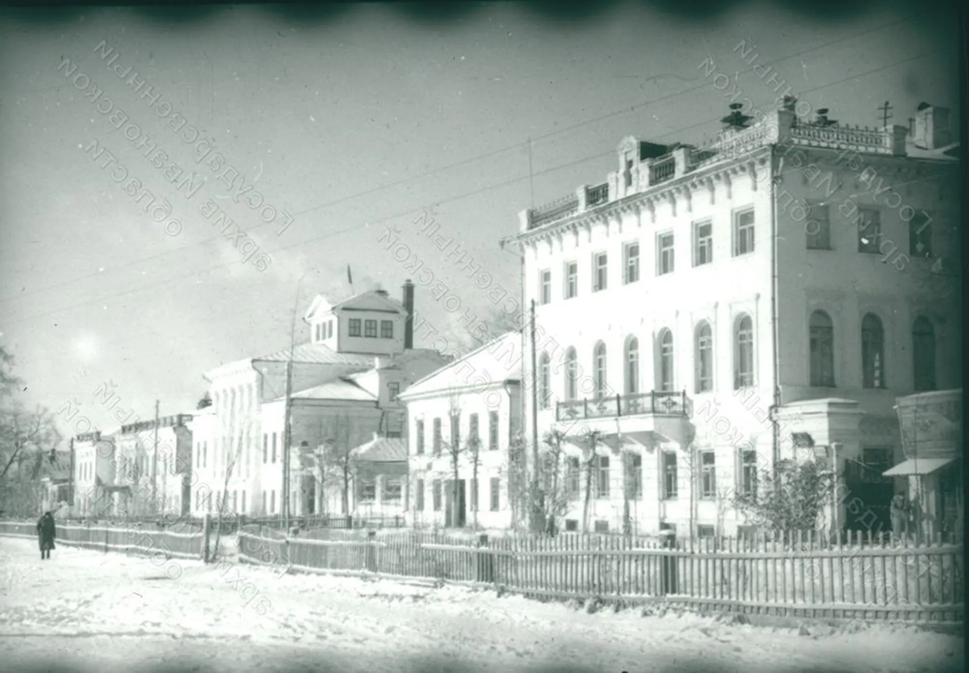 Дома на площади Свердлова (Ленина), 1951, 1966 год.