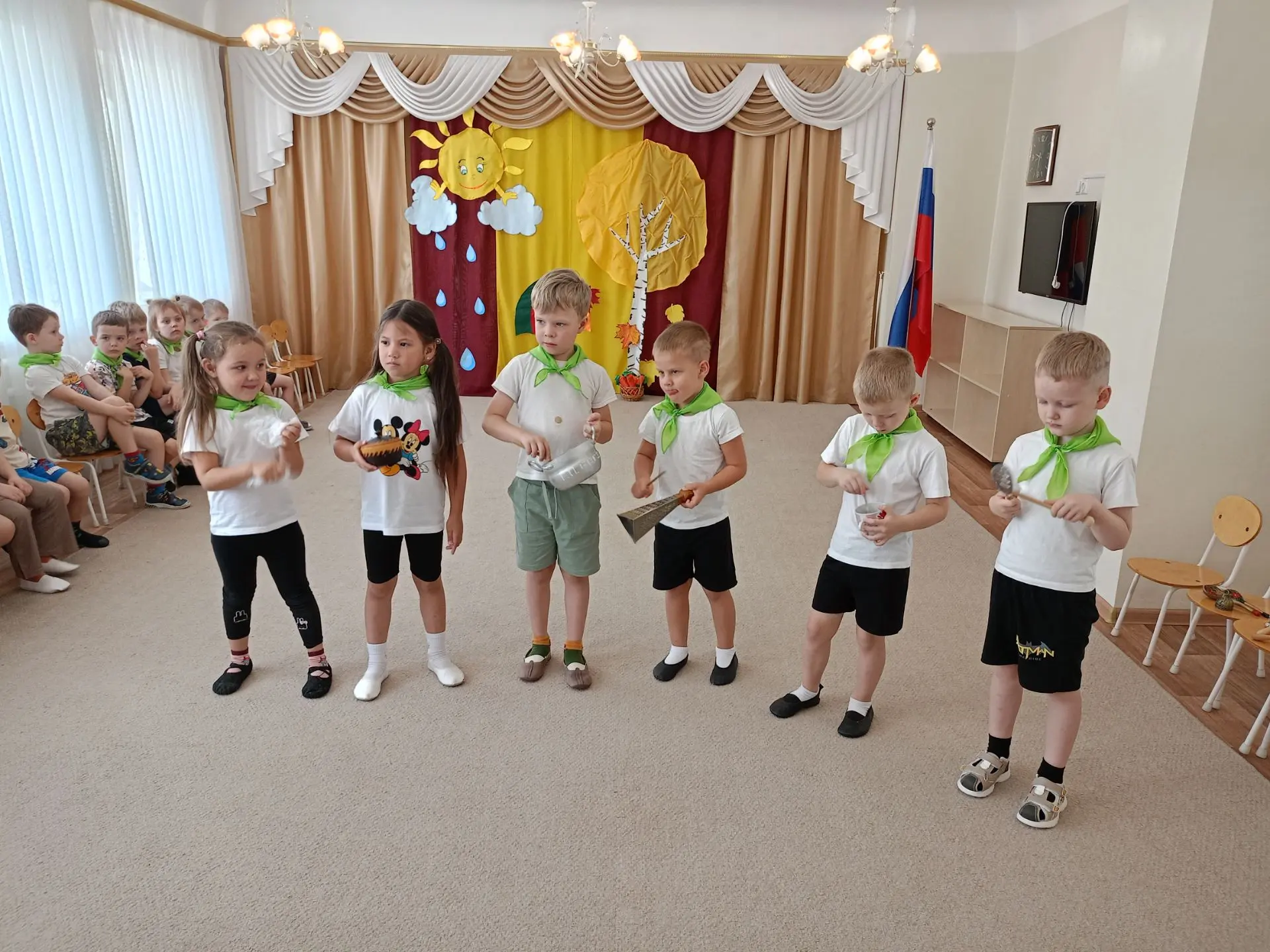 🎉 «Сказочная музыка»: наши «Орлята‑дошколята» стали настоящими исследователями звуков! 🎶