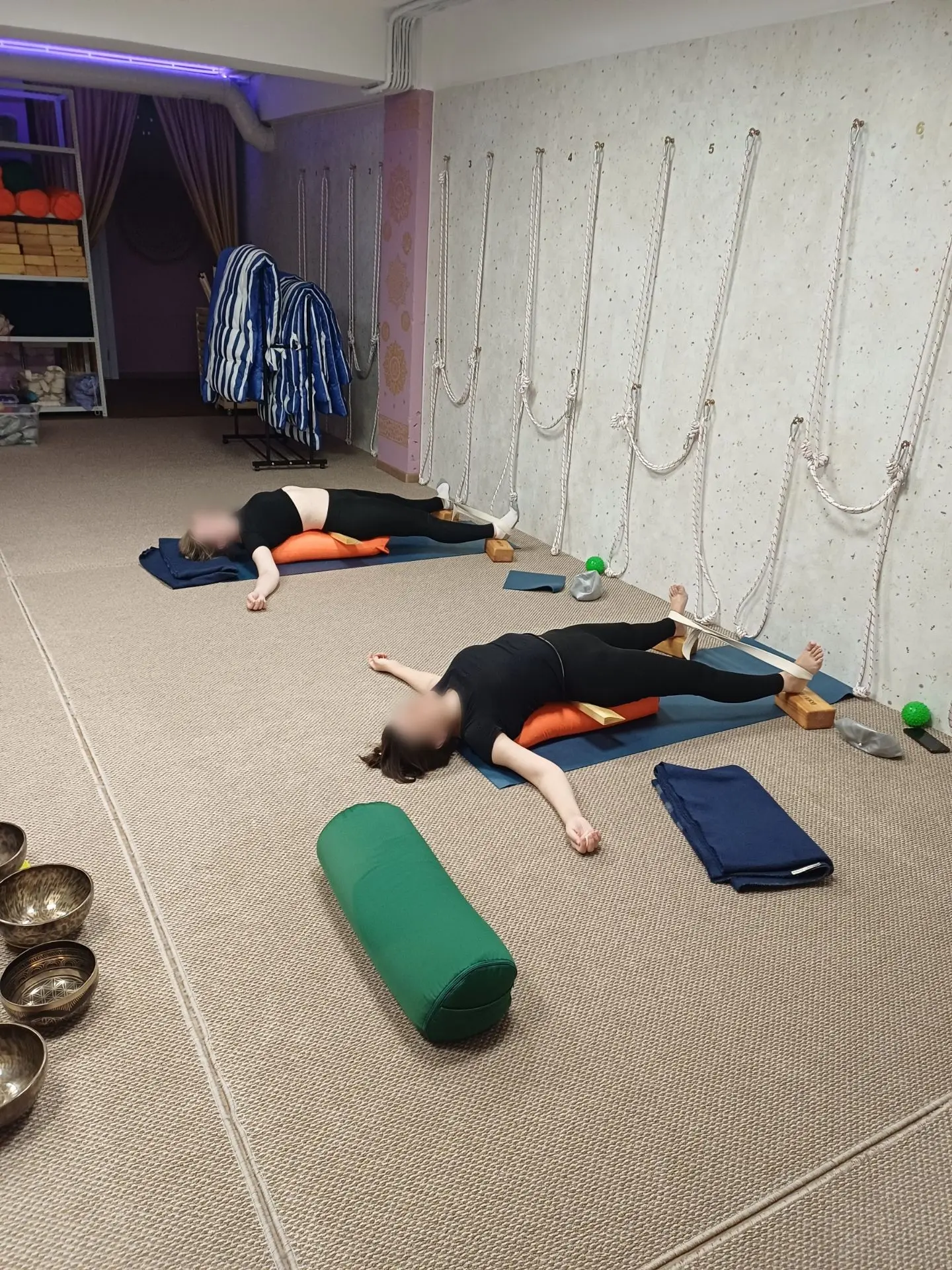 Сегодня провела первое групповое занятие "Йога от стресса" 🧘‍♀️✨