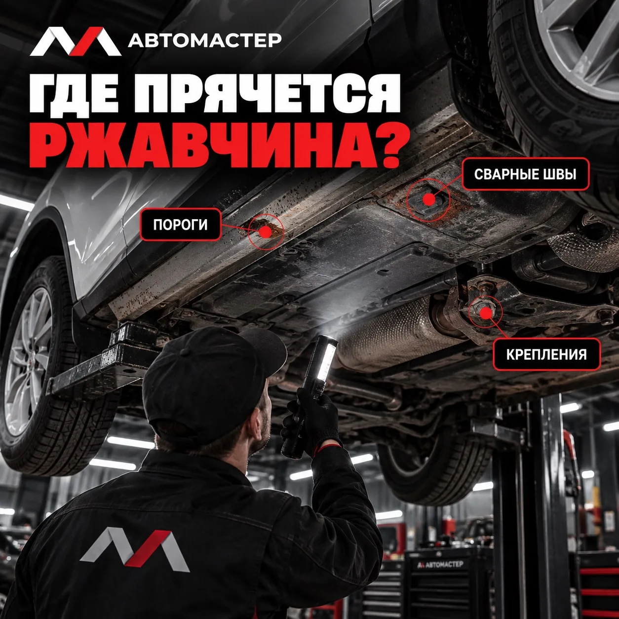 Где искать скрытую коррозию автомобиля? 🔍