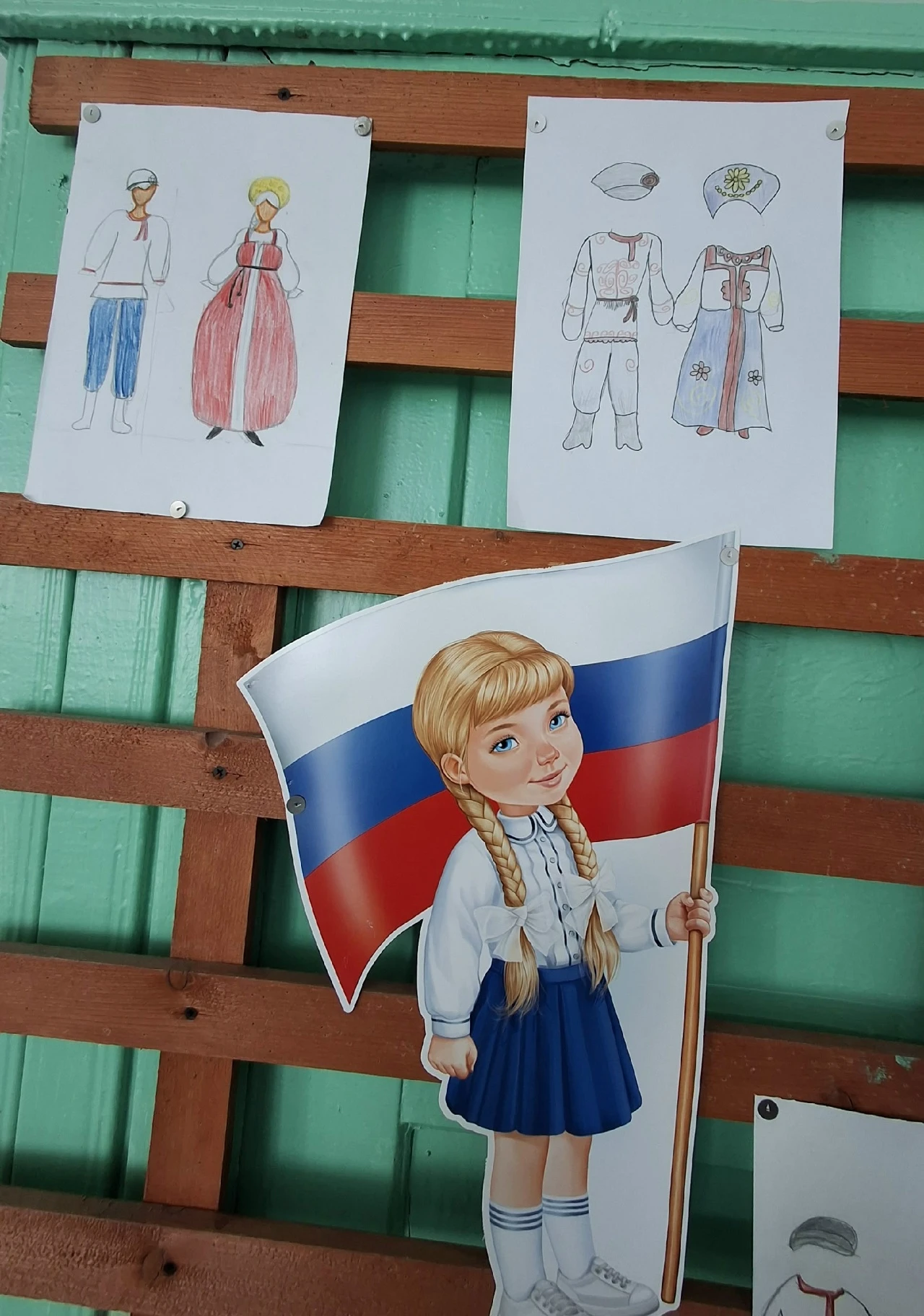 В 4 классе прошло мероприятие на тему "Россия - многонациональная страна. Национальные ...