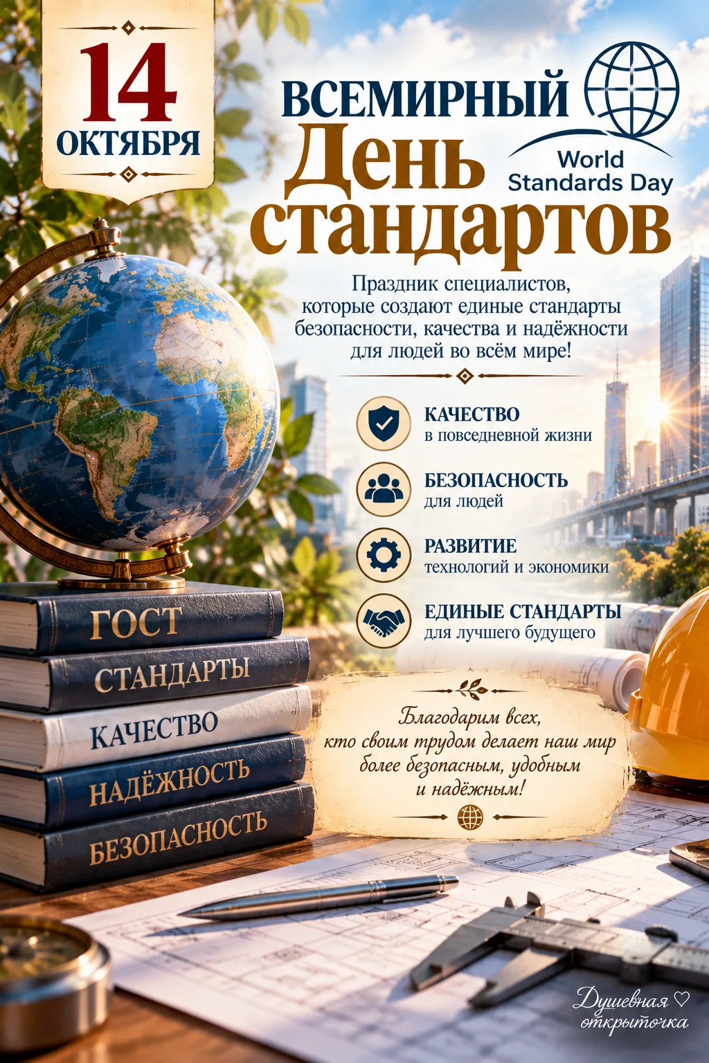 🌐 14 октября — Всемирный день стандартов