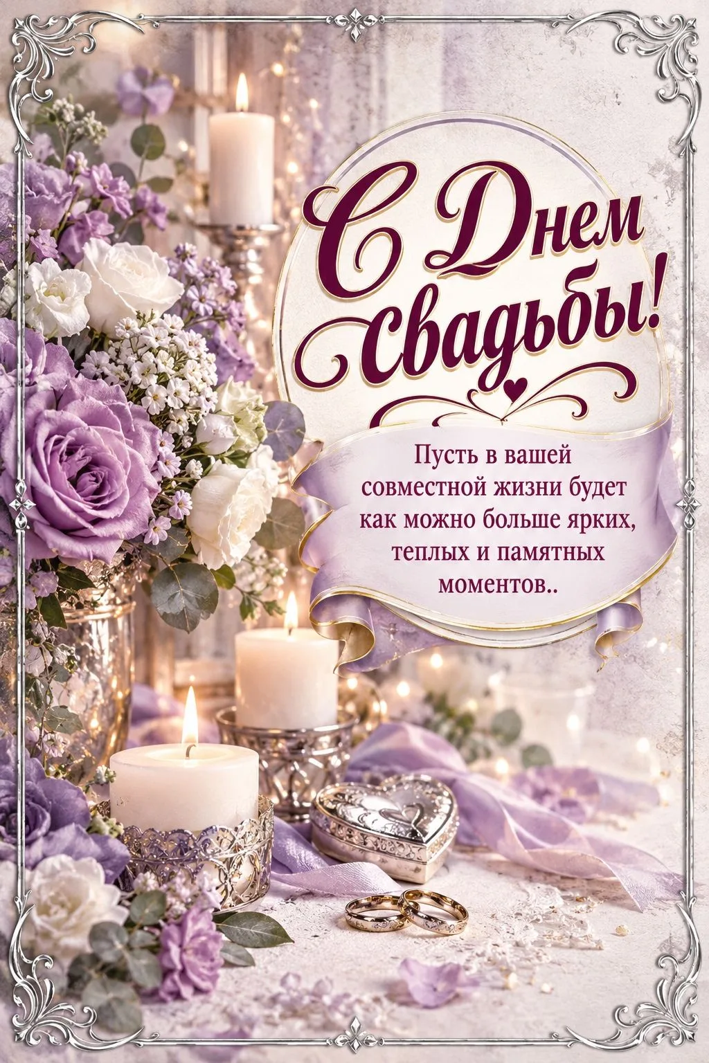 ❤️ Открытки с Днем Свадьбы