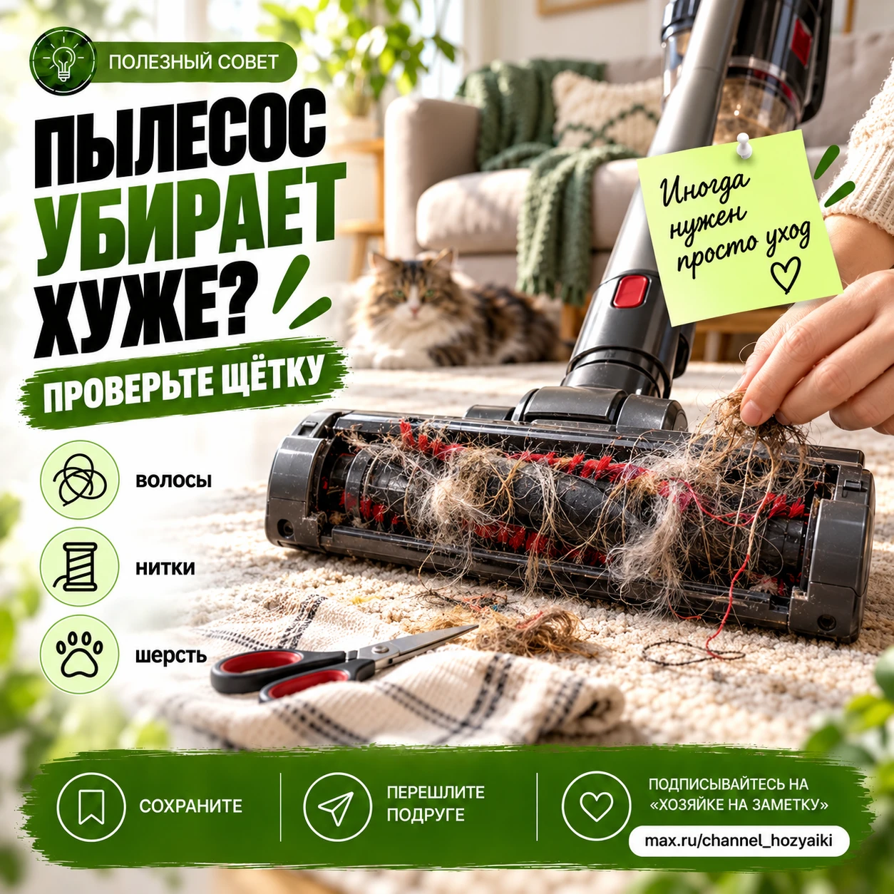 🧹 Почему пылесос вдруг начинает убирать хуже
