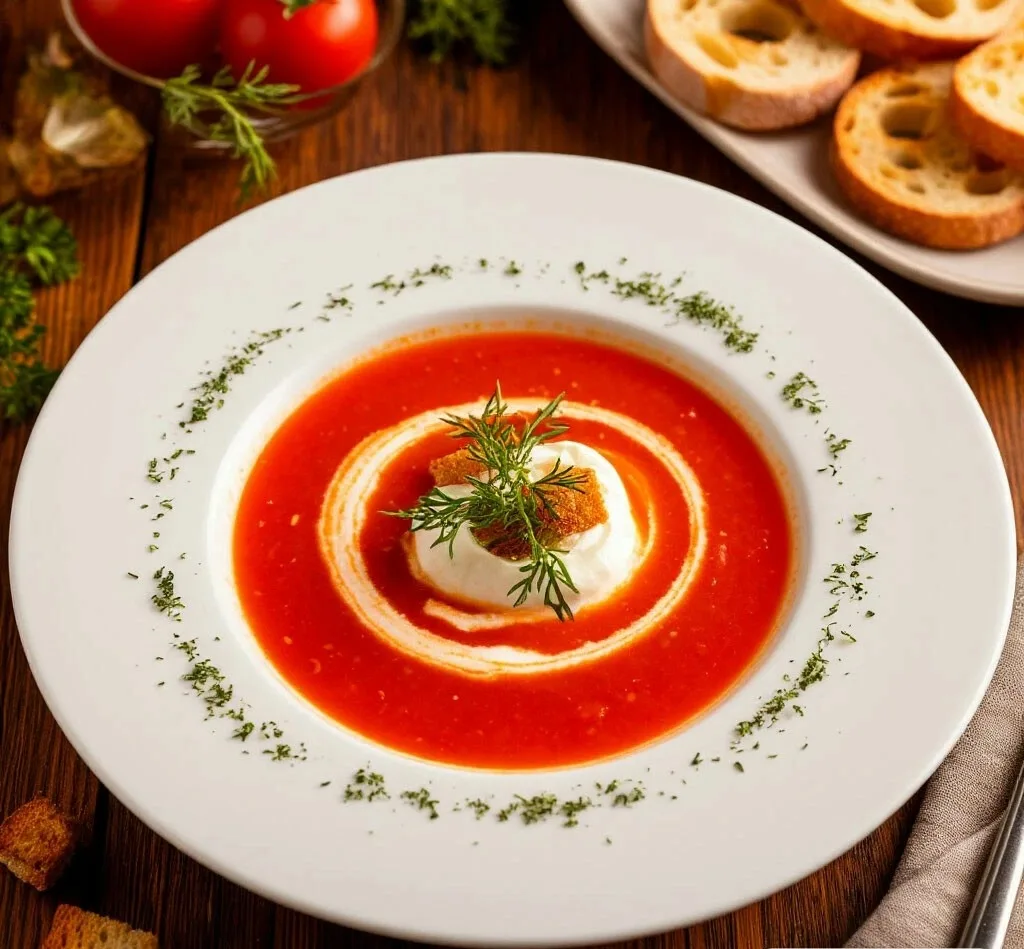 Томатный суп 🍅🍲 за 10 минут ⏰