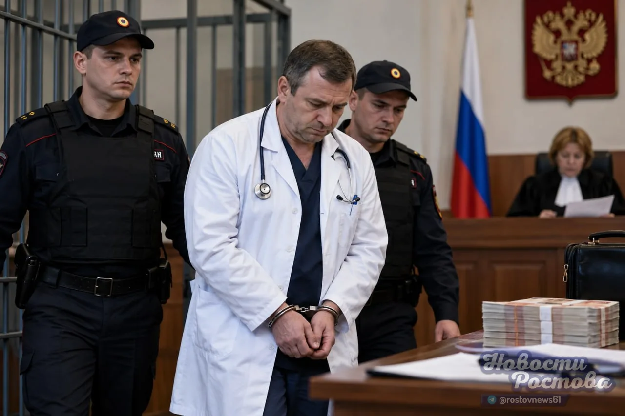 Таганрогского врача отправили в колонию за взятки с родных пациентов