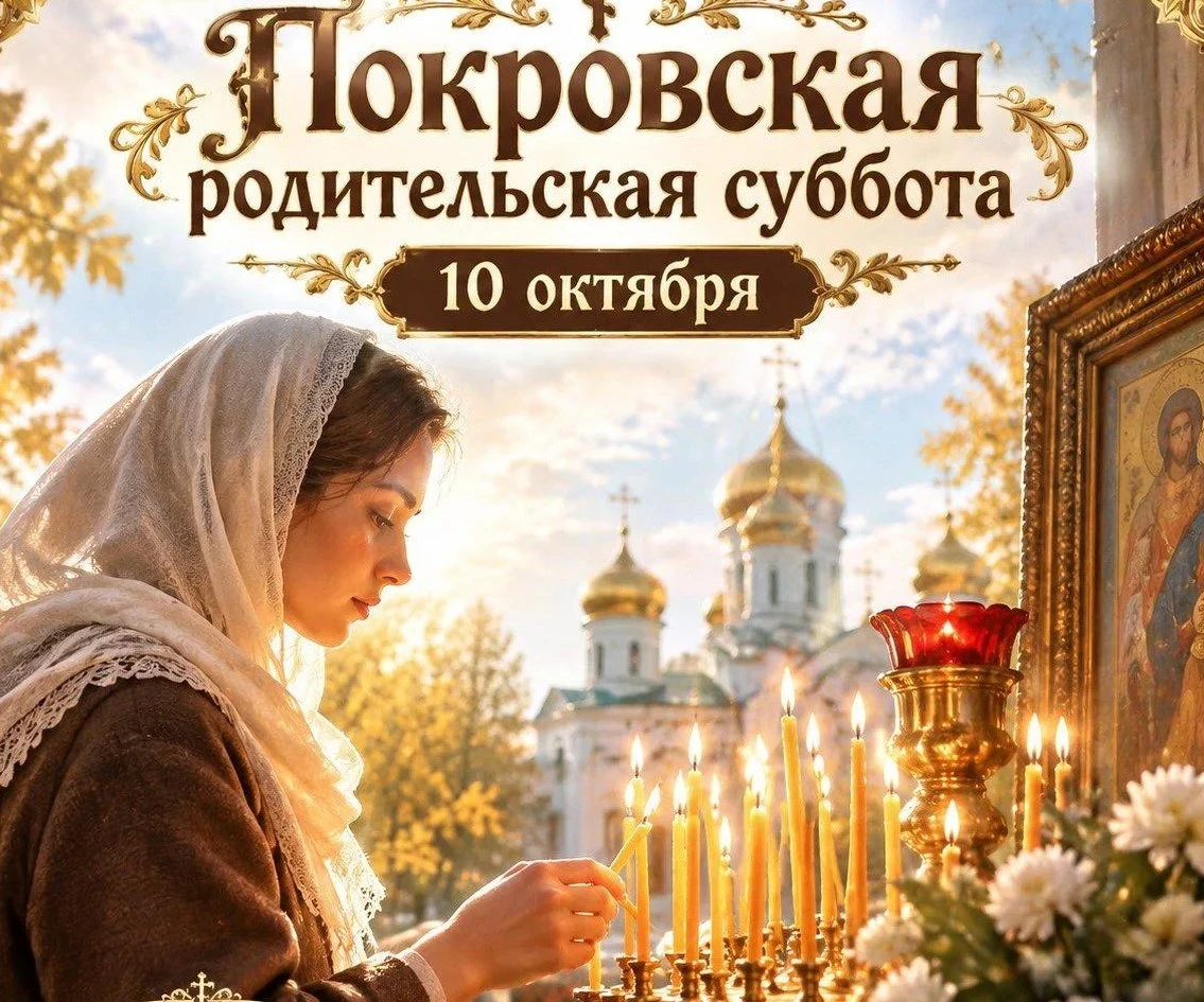 Покровская родительская суббота — день поминовения усопших, который отмечают в субботу ...