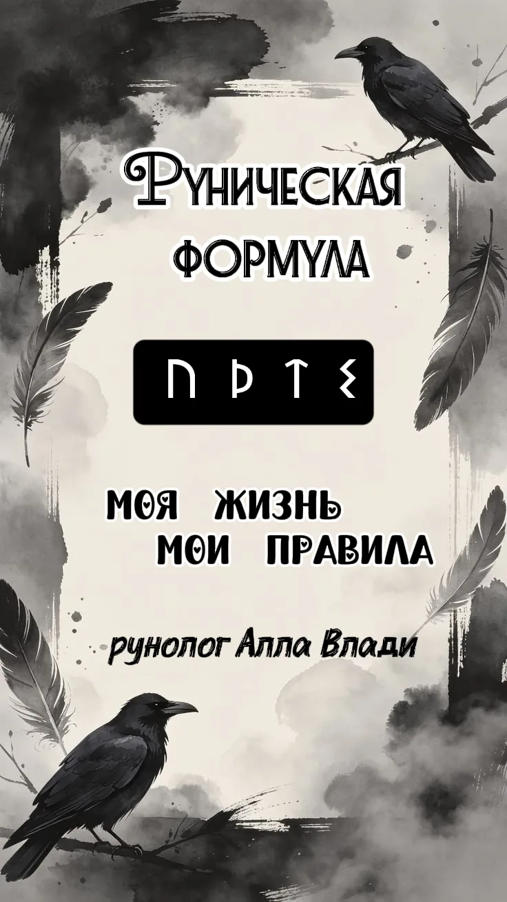 🔥 РУНИЧЕСКАЯ ФОРМУЛА «МОЯ ЖИЗНЬ — МОИ ПРАВИЛА»