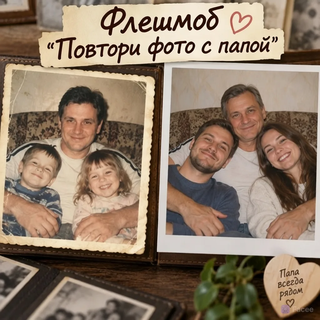 Папа, это мы! ❤️