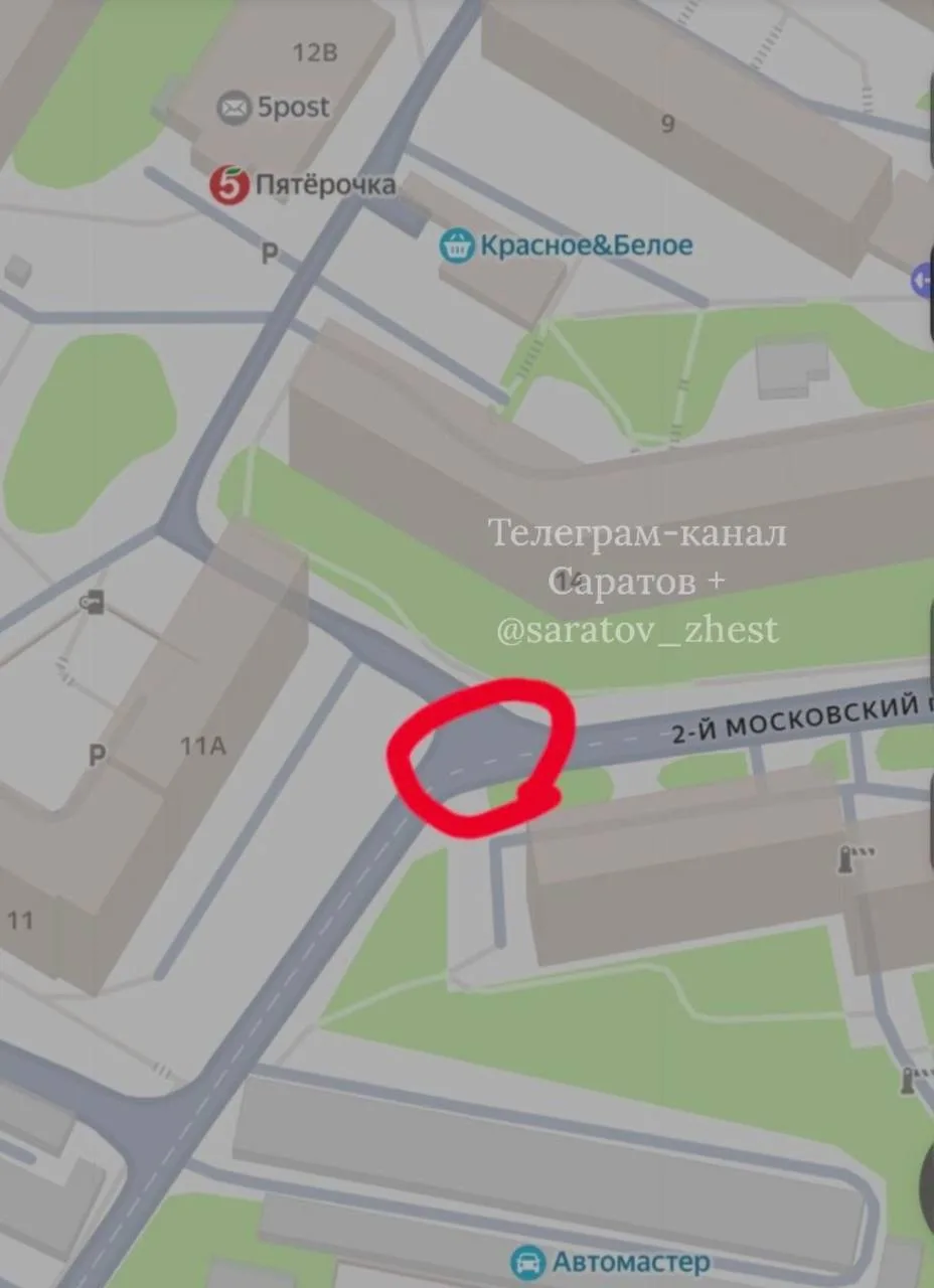 2-й Московский пр-д, мкр. ВСО, Ленинский район. ДТП с участием двух ТС на указанном уча...