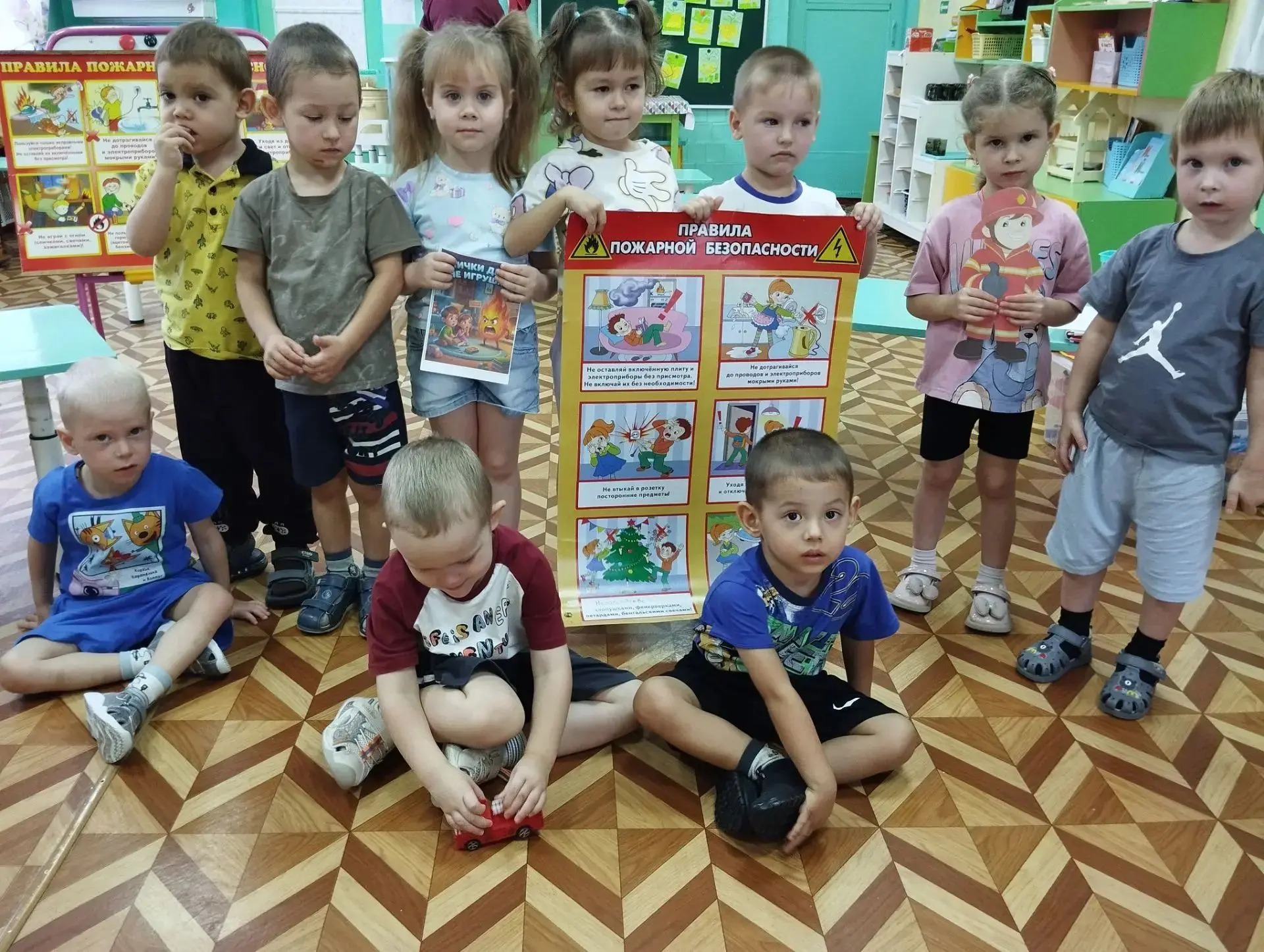 Во второй младшей группе № 603 «Тигрята» прошло занятие по пожарной безопасности! 🔥🧑‍...