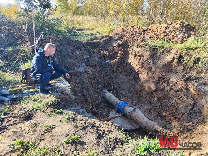 Движение у дома №31 в поселке Красноволжец ограничат с 16 октября. Проезд возле здания ...