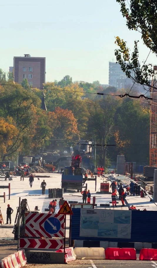 🏗Реконструкция моста на Ильича продолжается