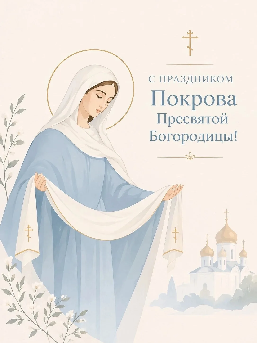 Девочки, дорогие, всех с праздником Покрова❤️ Мира и любви в сердце ♥️ каждой из нас!