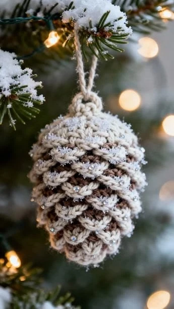 🌲 изумительные елочные игрушки 🧶