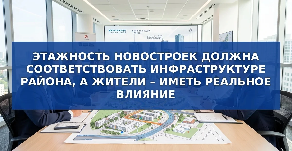 Этажность и количество квартир в новостройках – вопрос инфраструктуры, а не желания зас...