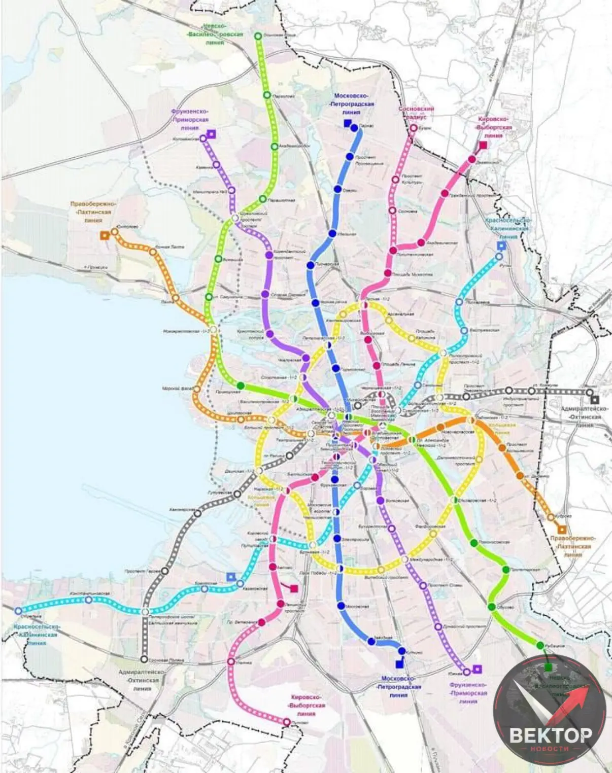 🚇 СТРОИТЕЛЬСТВО КОЛЬЦЕВОЙ ЛИНИИ МЕТРО В ПИТЕРЕ ПЕРЕНЕСЛИ НА 2040 ГОД