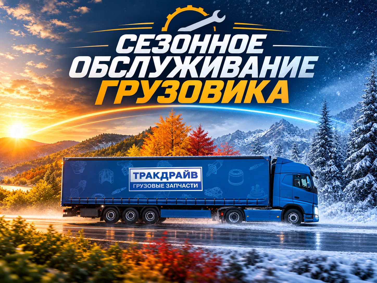 🌦Смена сезона - время подготовить грузовик к новым условиям!