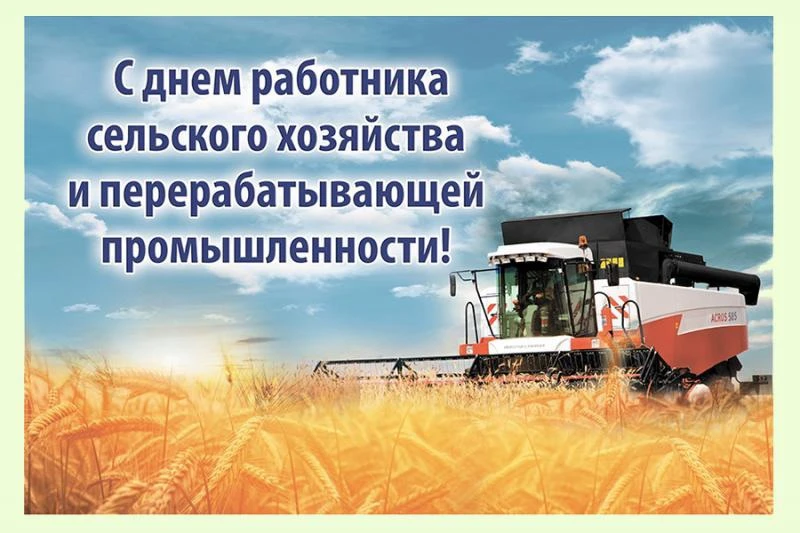 Сегодня профессиональный праздник отмечают работники сельского хозяйства и перерабатыва...