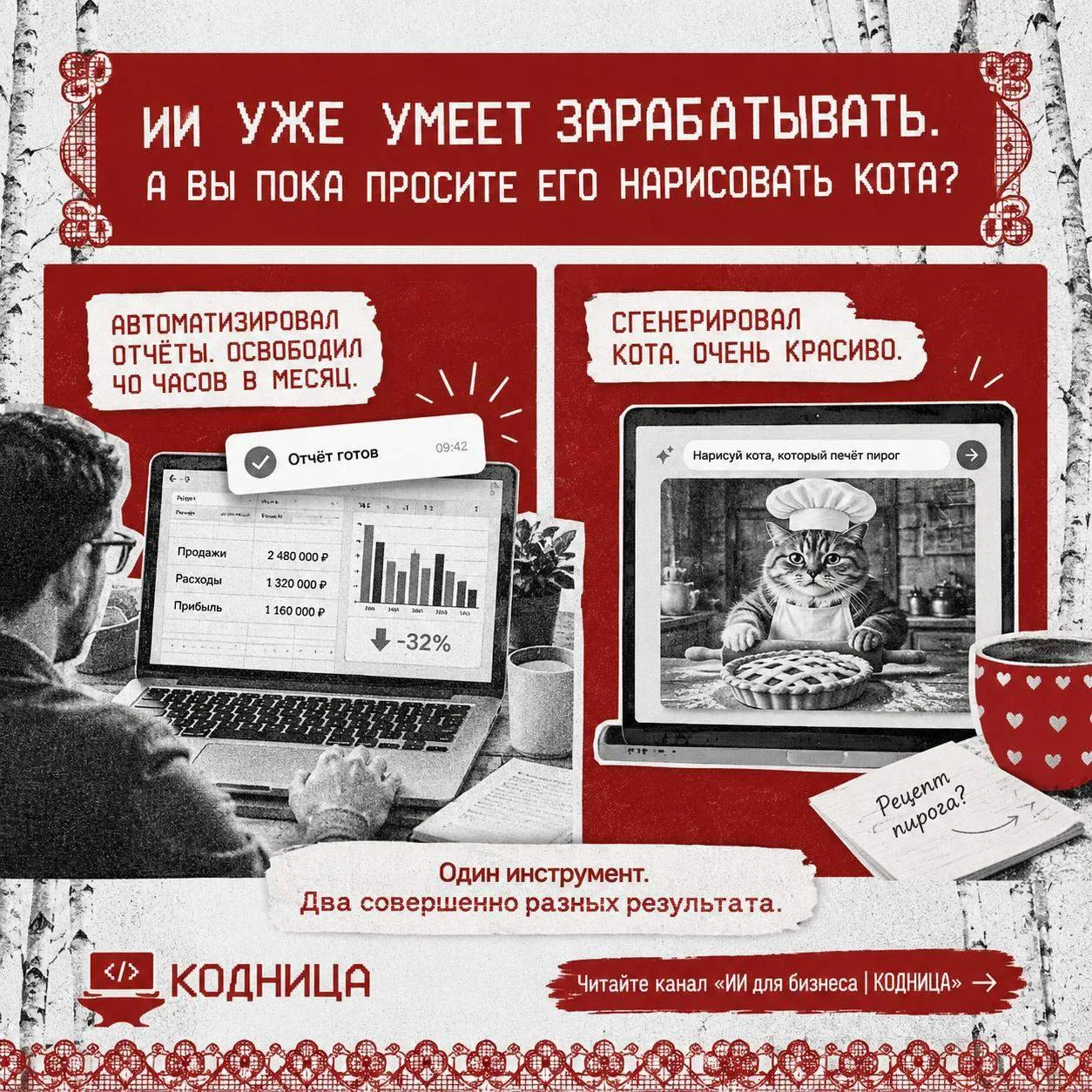 Ваша компания закроется, если не внедрит ИИ...