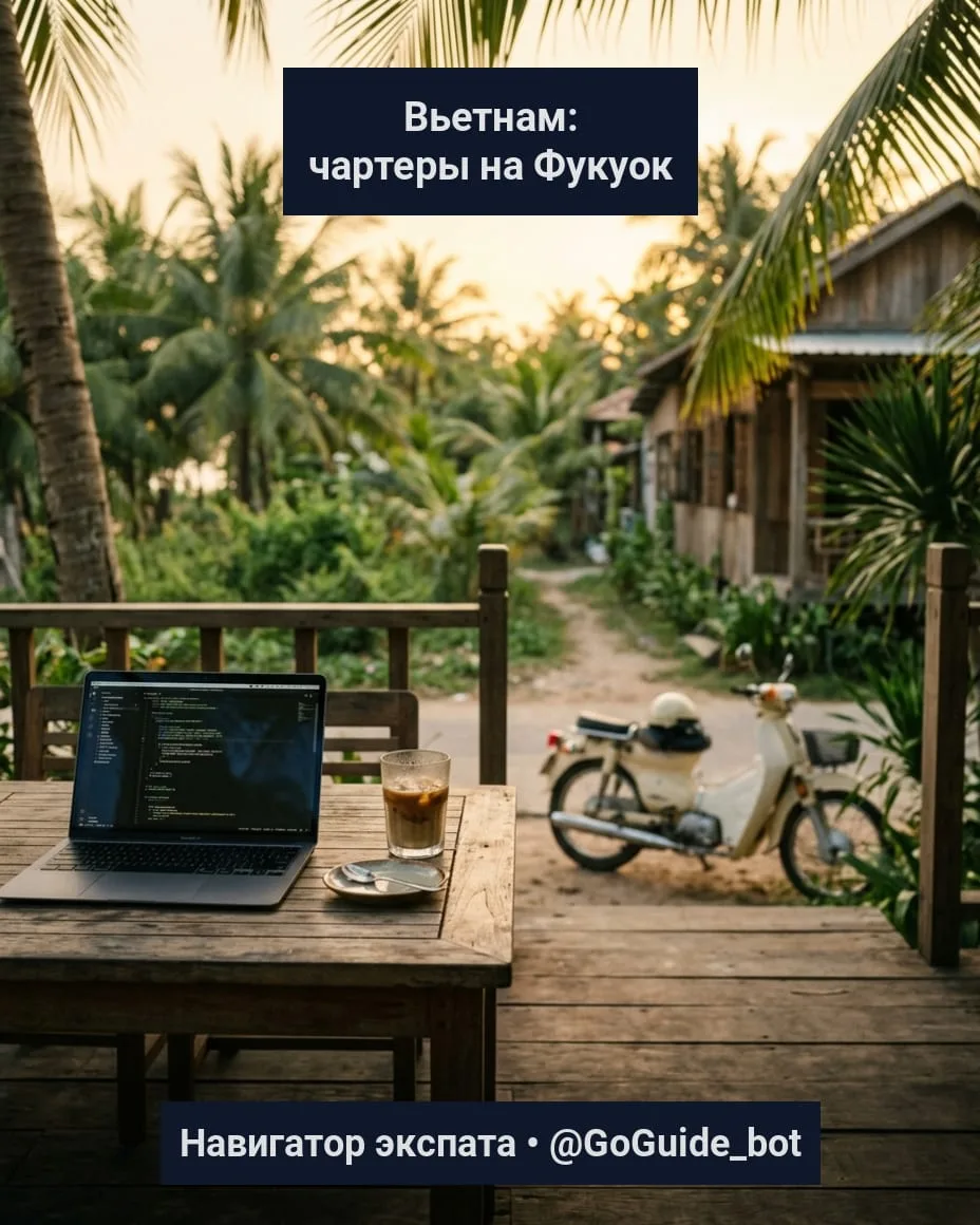 ⚡️ На Фукуок без пересадок: возобновляются чартеры во Вьетнам