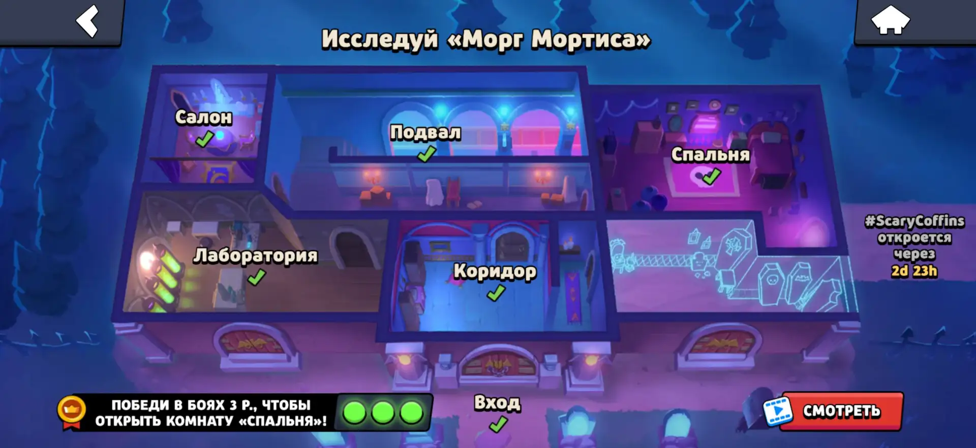 Гайд по прохождению спальни