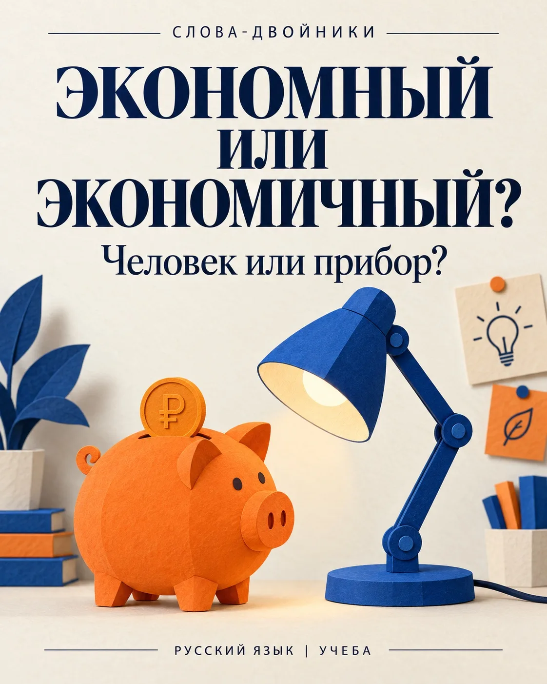 Экономный человек и экономичный прибор